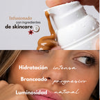 Sérum facial hidratante con autobronceador gradual