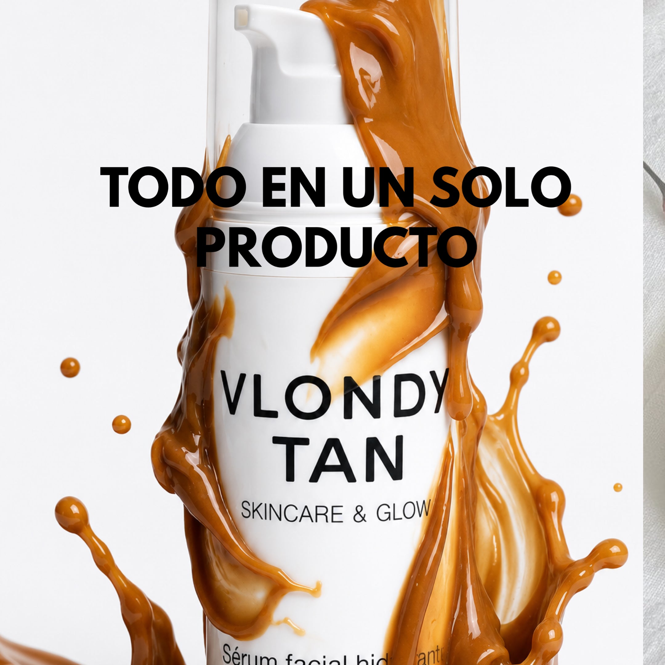 Sérum facial hidratante con autobronceador gradual